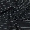 TESSUTO TELA PURA LANA GESSATO NERO
