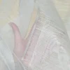 TESSUTO TENDA CON FASCE IN DOPPIA ORGANZA BIANCO
