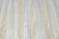 TESSUTO TENDA CON FASCE IN DOPPIA ORGANZA BIANCO