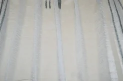 TESSUTO TENDA CON INSERTI GEOMETRICI GRIGI