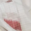 TESSUTO TENDA CON RICAMO ROSSO