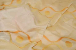 TESSUTO TENDA CREPE FANTASIA ARANCIO