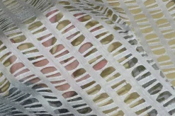TESSUTO TENDA DEVOREH EFFETTO MOSAICO GRIGIA