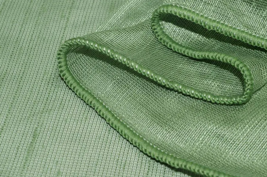 TESSUTO TENDA EFFETTO GARZA VERDE