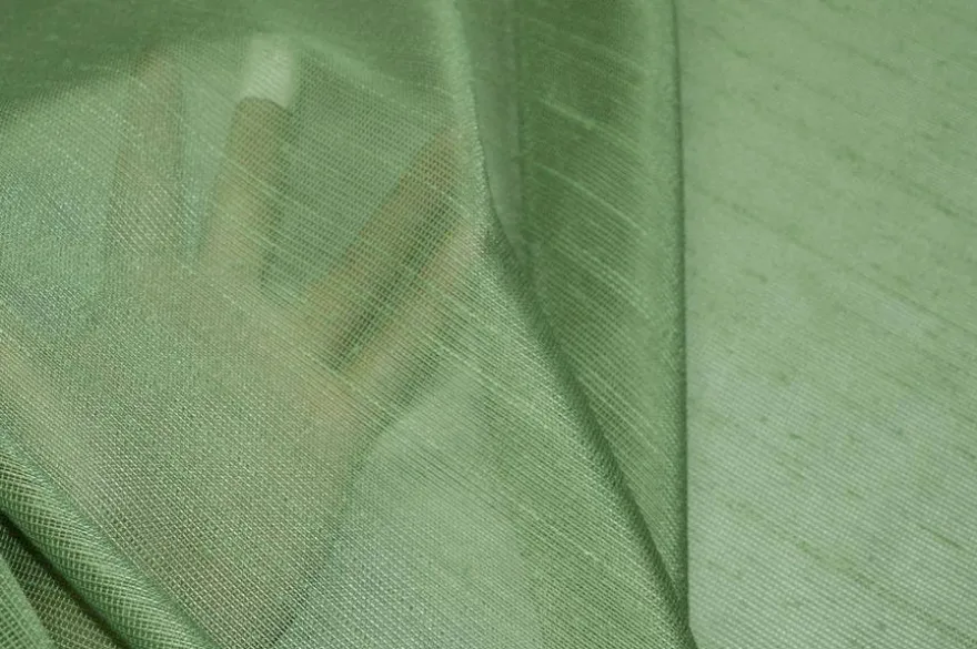 TESSUTO TENDA EFFETTO GARZA VERDE
