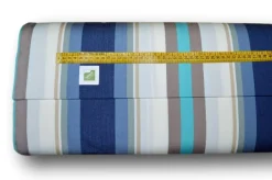 TESSUTO TENDA ESTERNO ALTEZZA CM 280 RIGHE BLU TIFFANY