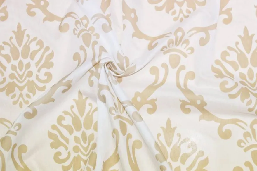 TESSUTO TENDA FANTASIA MEDAGLIONE BEIGE