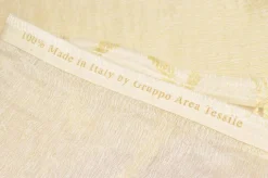 TESSUTO TENDA FASCE ORGANZA FIORI LILLA