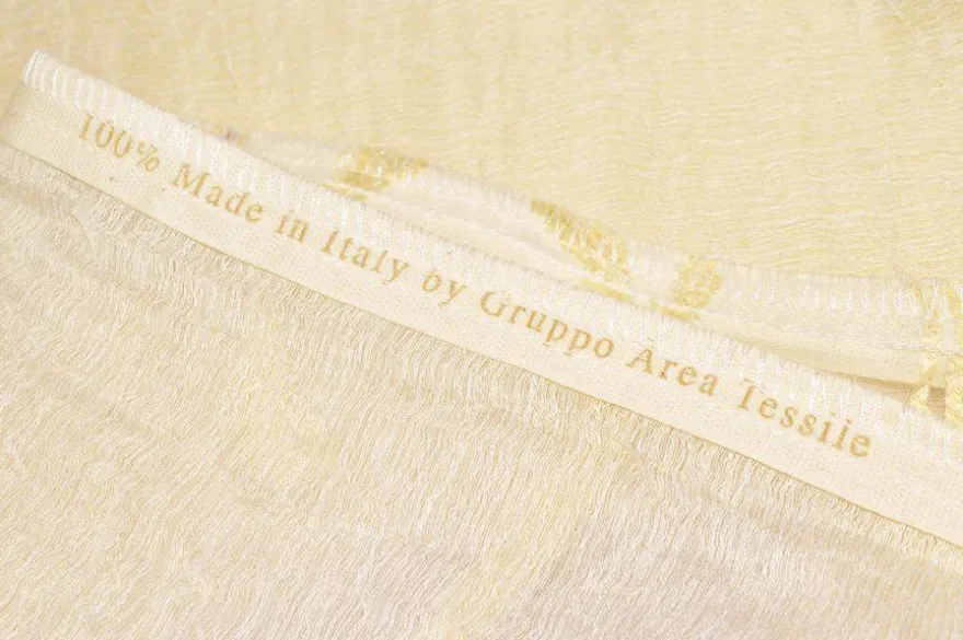 TESSUTO TENDA FASCE ORGANZA FIORI LILLA