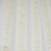 TESSUTO TENDA FONDO ORGANZA CON DETTAGLIO LUREX ARGENTO