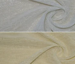 TESSUTO TENDA LUREX ORO e ARGENTO