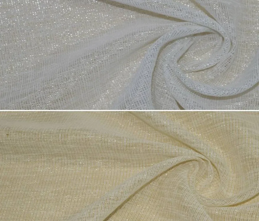 TESSUTO TENDA LUREX ORO e ARGENTO