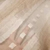 TESSUTO TENDA MISTO LINO EFFETTO STROPICCIATO BEIGE