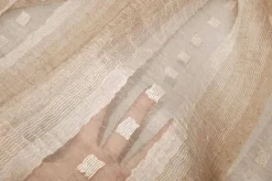TESSUTO TENDA MISTO LINO EFFETTO STROPICCIATO BEIGE