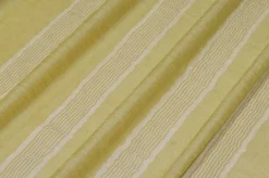 TESSUTO TENDA MISTO LINO ORGANZA STROPICCIATA VERDE ACIDO