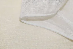 TESSUTO TENDA MISTO LINO RICAMO GEOMETRICO LUREX