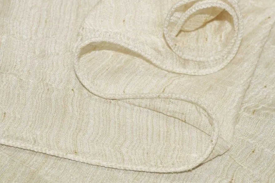 TESSUTO TENDA MISTO SETA BEIGE