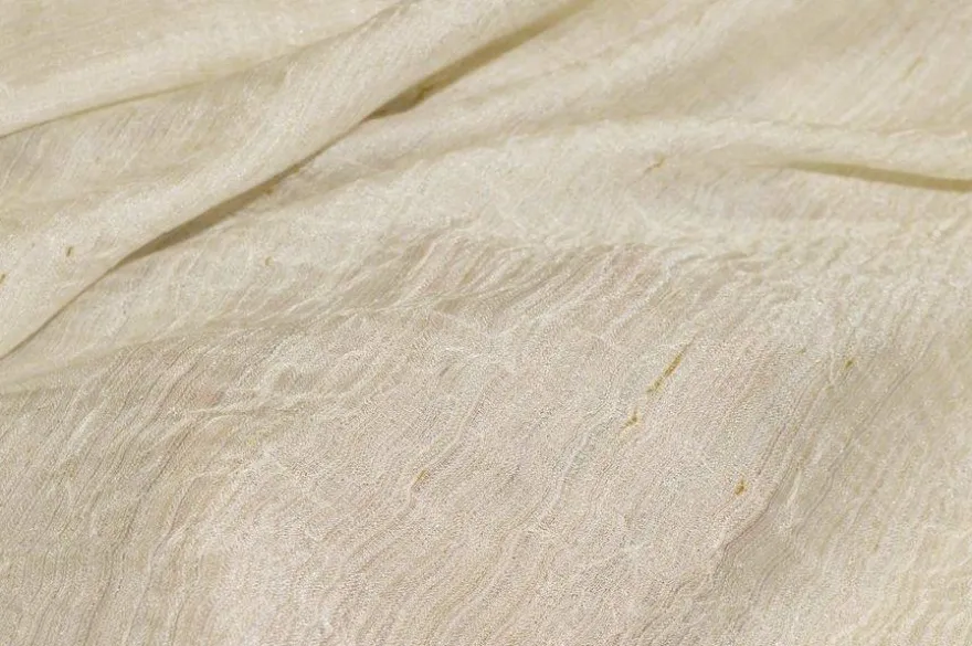 TESSUTO TENDA MISTO SETA BEIGE