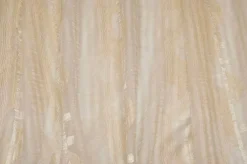 TESSUTO TENDA ORGANZA BEIGE CON APPLICAZIONI IN CINIGLIA