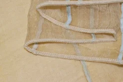 TESSUTO TENDA ORGANZA BEIGE RIGHINA AZZURRA