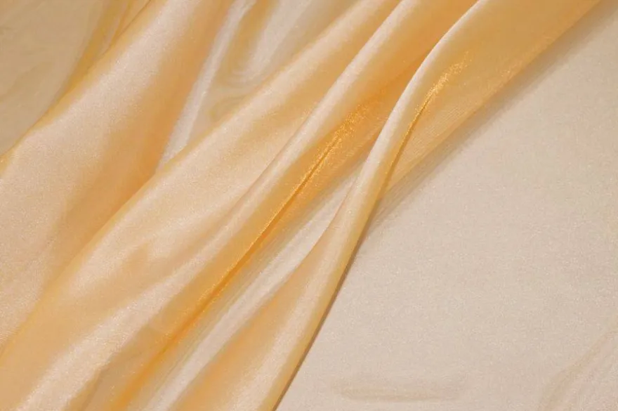 TESSUTO TENDA ORGANZA CANGIANTE COLOR ALBICOCCA