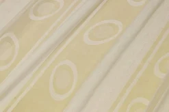 TESSUTO TENDA ORGANZA CERCHIO AVORIO