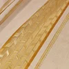 TESSUTO TENDA ORGANZA CON DETTAGLIO ORO CENTRALE