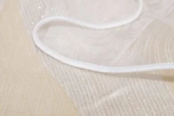 TESSUTO TENDA ORGANZA CON LUREX ARGENTO