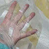 TESSUTO TENDA ORGANZA FANTASIA GEOMETRICA BIANCA