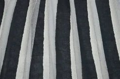 TESSUTO TENDA ORGANZA FASCE GRIGIO ANTRACITE