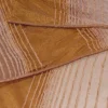 TESSUTO TENDA ORGANZA FASCE ORO SCURO