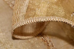 TESSUTO TENDA ORGANZA FASCIATO BEIGE
