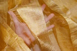 TESSUTO TENDA ORGANZA FASCIATO ORO