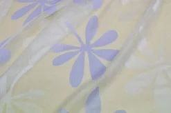 TESSUTO TENDA ORGANZA FIORE LILLA