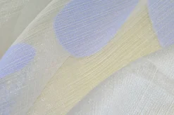 TESSUTO TENDA ORGANZA FIORE LILLA