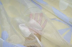 TESSUTO TENDA ORGANZA FIORE LILLA