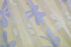 TESSUTO TENDA ORGANZA FIORE LILLA