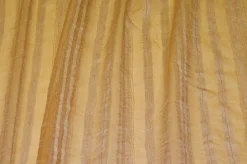 TESSUTO TENDA ORGANZA MISTO LINO RIGATO ORO
