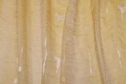TESSUTO TENDA ORGANZA OCRA CON APPLICAZIONI FILL COUPE