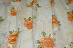 TESSUTO TENDA ORGANZA ROSA ARANCIO