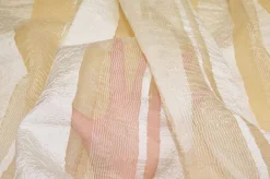 TESSUTO TENDA ORGANZA STOPICCIATA FASCIA AVORIO