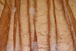 TESSUTO TENDA ORGANZA STROPICCATA COLOR RAME