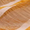 TESSUTO TENDA ORGANZA STROPICCIATA RIGA GIALLO ORO