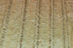 TESSUTO TENDA ORGANZA STROPICCIATA AZZURRO/ORO