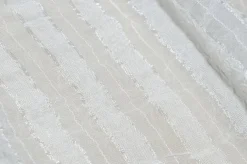 TESSUTO TENDA ORGANZA STROPICCIATA RIGHINA BIANCA