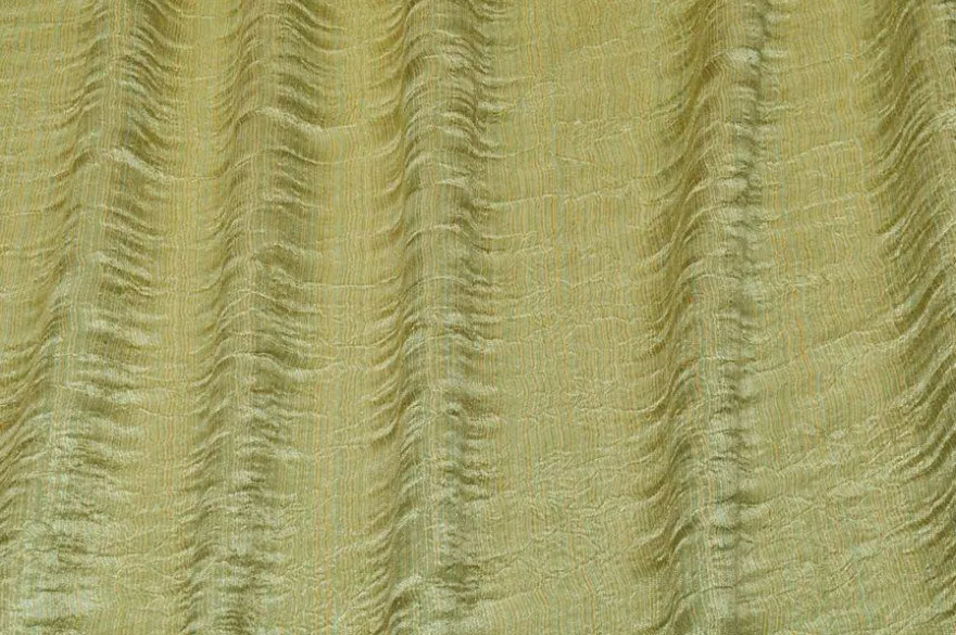 TESSUTO TENDA ORGANZA STROPICCIATA VERDE