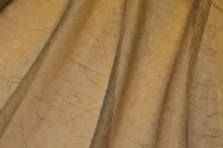 TESSUTO TENDA ORGANZA STROPICCIATA SFUMATO GIALLO E BLU