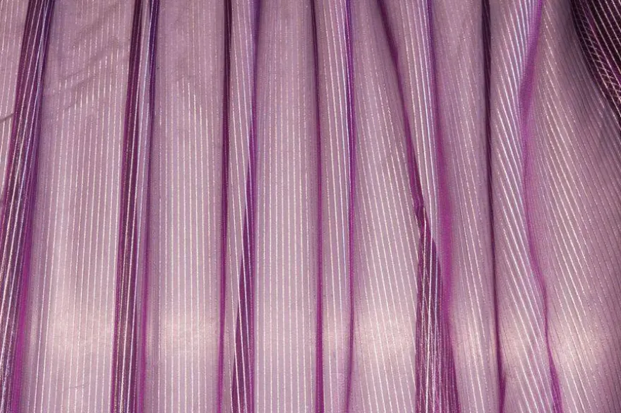 TESSUTO TENDA ORGANZA VIOLA RIGHINO ARGENTO