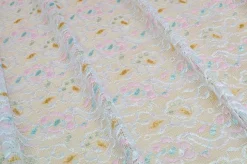 TESSUTO TENDA PIZZO MULTICOLORE