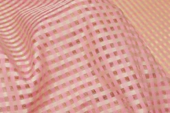 TESSUTO TENDA SCACCHETTO ROSA